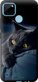 Чохол на Realme C25Y Димчастий кіт "825b-2553-2448"