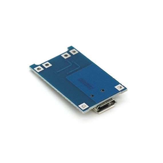 Контролер заряду для літієвої батареї 18650, 1А, роз'єм micro-USB | Зображення 2