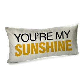 Подушка для дивану оксамитова You`re my sunshine 50x24 см (52BP_EX009)