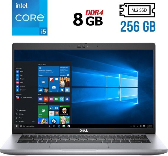 Ультрабук Б-клас Dell Latitude 5420 / 14" (1920x1080) IPS / Intel Core i5-1135G7 (4 (8) ядра по 4.2 GHz) / 8 GB DDR4 / 256 GB SSD M.2 / Intel Iris Xe Graphics / WebCam / HDMI / Windows 10 б/в