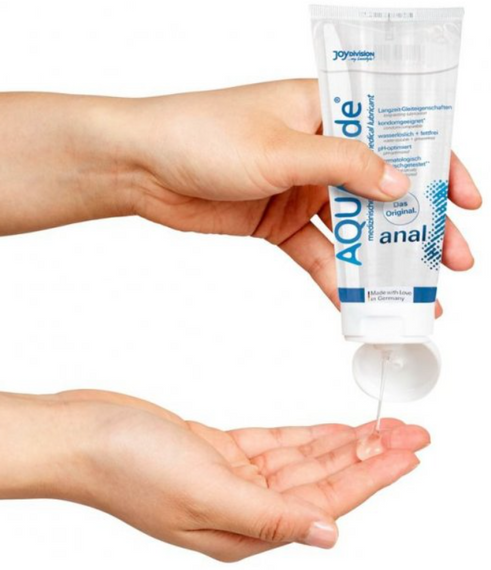 Анальний лубрикант на водній основі AquaGlide anal, 100 мл Sex Aura | Зображення 1