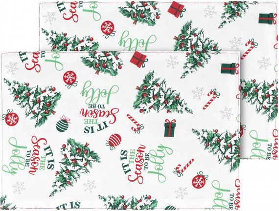 Набір сервірувальних серветок Ardesto Christmas Tree ART15HT 30х45 см 2 шт