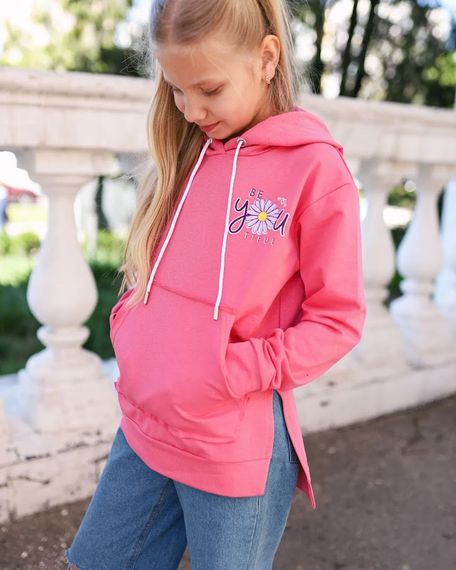 Худі для дівчинки Носи своє 140 Рожевий (p-4743-156959) | Зображення 4