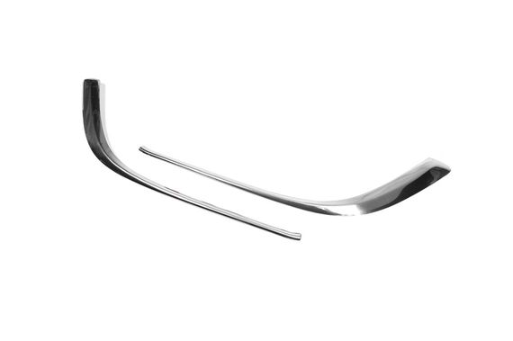 Накладки на противотуманки (2 шт, нерж) 2013-2017, Carmos для Opel Astra J | Зображення 3