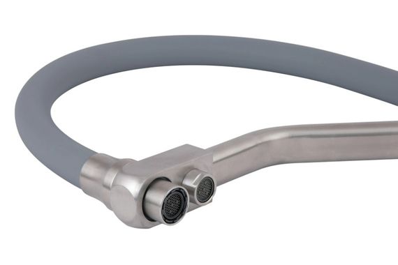 Змішувач для кухні Lidz Aria 020F3 з гнучким виливом з підключенням для питної води LDARI020F3GNK39211 | Зображення 2