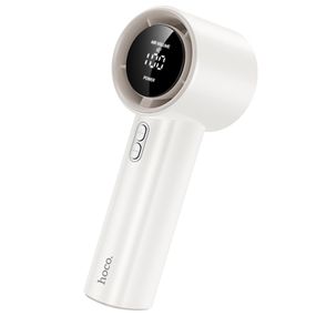 Портативний вентилятор Hoco HX64 Hurricane high speed handheld fan 3600 mAh White