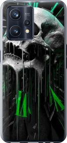 Чехол на Realme 9 Череп-часы "4100u-2866-17620"