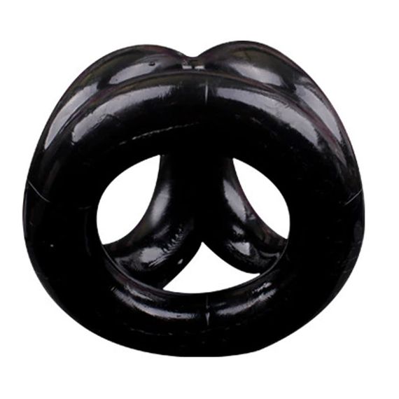 Потрійне ерекційне кільце Babydoll Універсальний.. Чорний 2316 | Зображення 2
