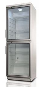 Холодильна вітрина SNAIGE CD35DM-S300C, 173х60х60см, 2 двері, 350л, D, ST, Полок - 5;, пляшок- 154шт, Білий (CD35DM-S300C)
