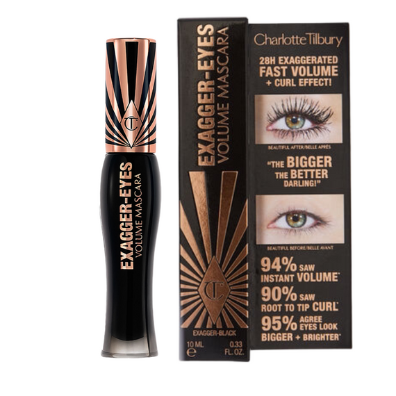 Туш для вій Charlotte Tilbury Exagger-Eyes Volume Mascara Travel - Black (10 ml) | Зображення 3