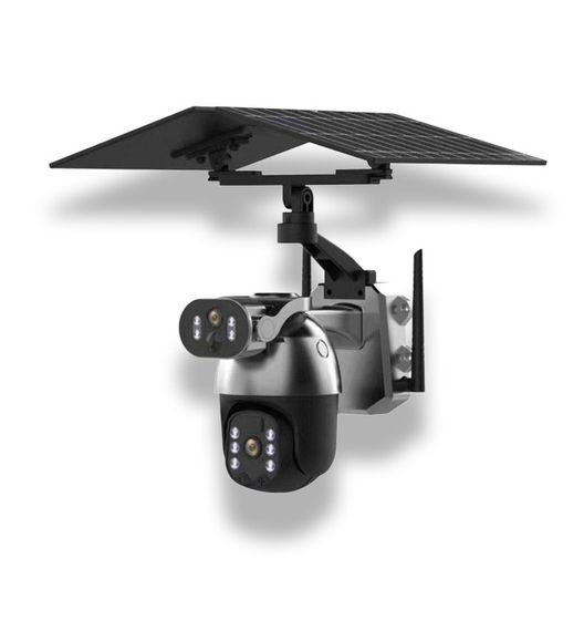 Сонячна камера 4G відеоспостереження з двома об'єктивами Q5max (234577337_3653)