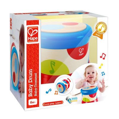 Музыкальная игрушка Hape Барабан со светом и звуками (E0333) | Зображення 2