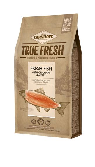 Корм Carnilove True Fresh Fish for Adult dogs сухой со свежей рыбой для взрослых собак 1.4 кг