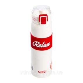 Термос Relax с поилкой с металлической колбой 520 мл Белый HP17304W