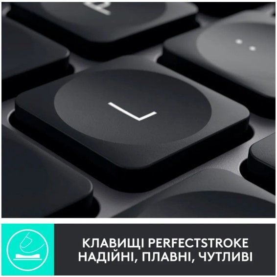 Клавіатура Logitech MX Keys for Mac Advanced Space Grey (920-009558) | Зображення 2