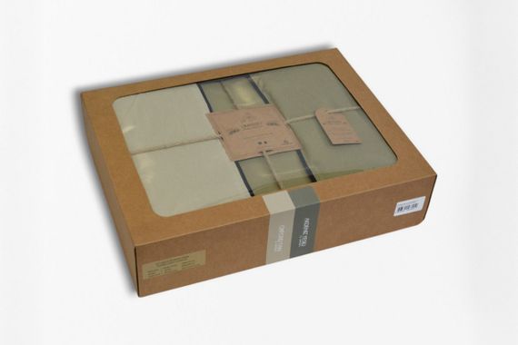 Постельное белье Limasso Stonewashed Essualte 200 х 220 см Oxford Tan - Akdeniz Yesili | Зображення 9