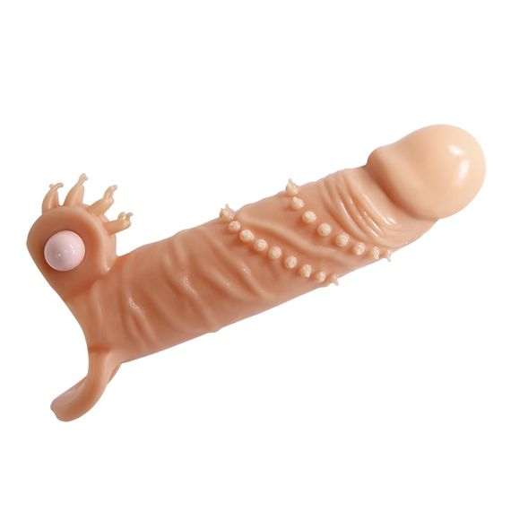 Насадка на член - Pretty Love Connor Vibrating Penis Sleeve Flesh | Зображення 3