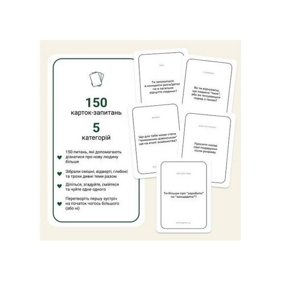 Карточная игра "Между нами: познакомимся?" 0037MG 150 карточек | Зображення 2