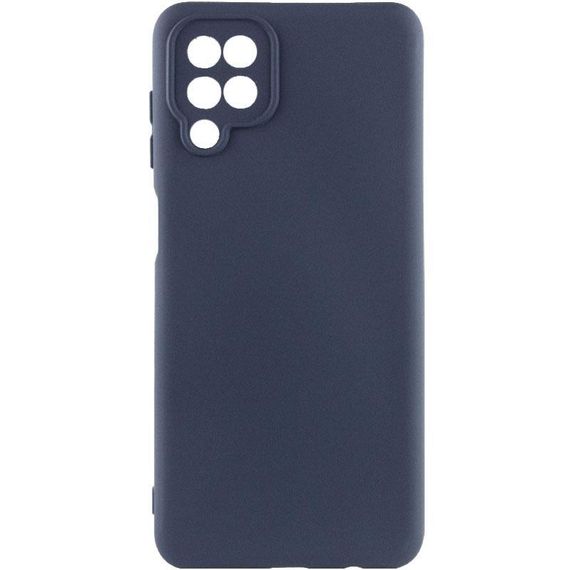 Чехол Silicone Cover Ummi Lakshmi Full Camera (AA) для Samsung Galaxy A12 Синий / Midnight Blue
