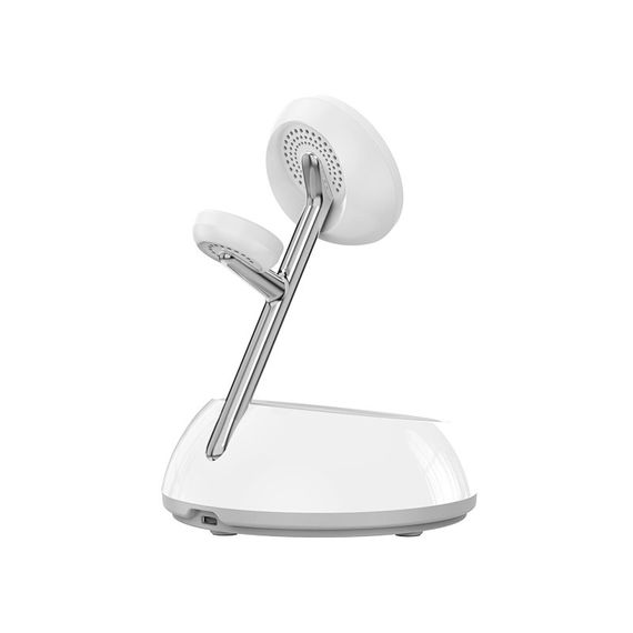 БЗП WIWU Wi-W036 Aurora 3 in 1 wireless charger White | Зображення 2