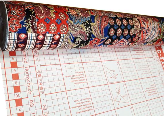 Плівка самоклейка d-c-fix 0,45х15 м водостійка друкарський візерунок | Зображення 1