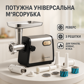 Мясорубка для наполнения колбас, Мясорубка для измельчения мяса и рыбы Томатная UF-15