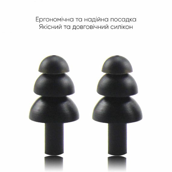 Бервуха (Беруші) Renvo Light Чорний Уні (2SC120-01) | Зображення 1