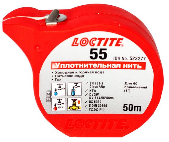 Нитка для пакування 50 м Loctite Henkel 1/24