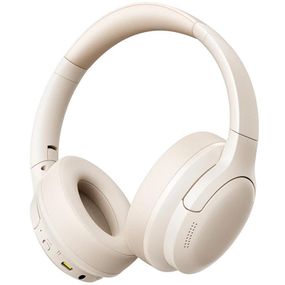 Накладні бездротові навушники Baseus Bass BH1 Lite AI ENC (A0203C) Starlight Off-White
