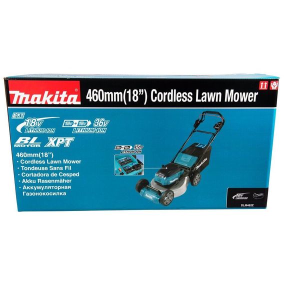 Газонокосарка акумуляторна самохідна Makita DLM462Z (46 см, 20-75 мм, 60 л, BL, LXT, без акумуляторів та зарядного пристрою) | Зображення 5