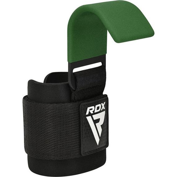 Гаки для тяги на зап'ястя RDX W5 Gym Hook Strap Army Green Plus | Зображення 3