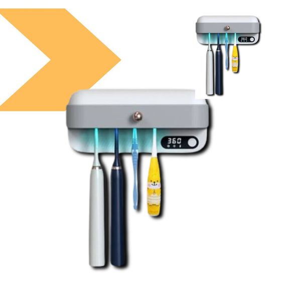 Диспенсер для зубних щіток з УФ-стерилізатором XPRO toothbrush disinfection rack (44194-10032_670) | Зображення 1