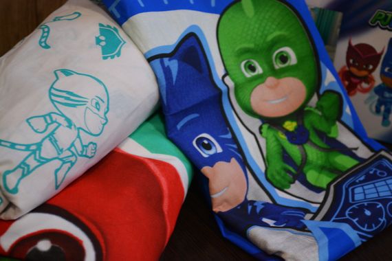 Постільна білизна TAC Disney 160×220 см PJ Masks Move | Зображення 1