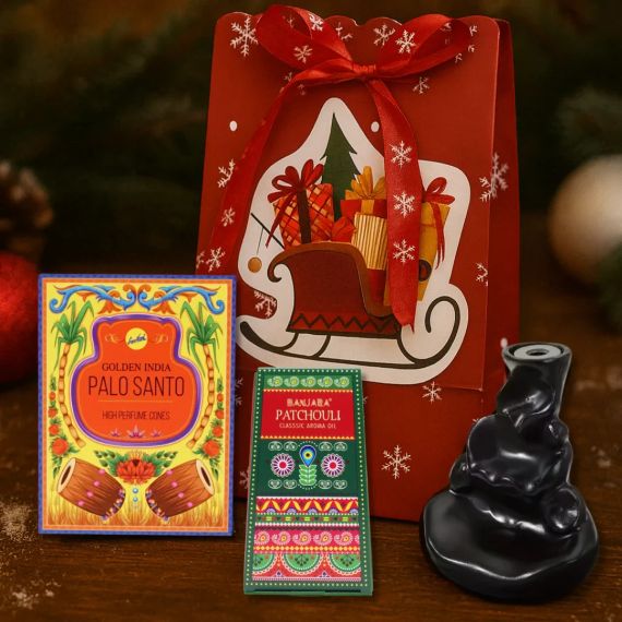 Подарунковий набір  Підставка 1 шт. + Аромаконуси 1 уп. + Аромаолія 1 шт. №1 ZEN Gifts 7898543367414