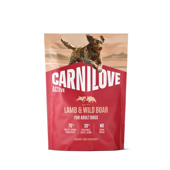 Сухий корм для собак з ягнятком та кабаном Carnilove Active Lamb & Wild Boar, 1.5 кг