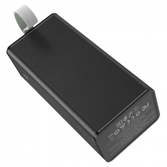 Повербанк зовнішній акумулятор XPRO PR130 40000mAh 22.5W з індикацією зарядки та ліхтариком чорний (24140-01) | Зображення 4