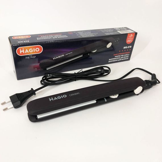 Щипцы выпрямитель для волос 45Вт керамика , регулировка t. MAGIO МG-578, Стайлер HC-146 для укладки | Зображення 6