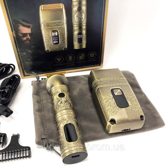 Машинка для стрижки від акб, Машинка для стрижки волосся бездротова, Професійний бездротовий тример VA-71 | Зображення 9