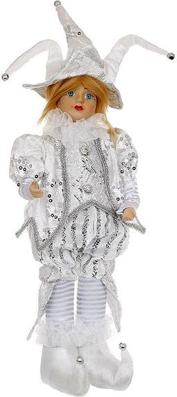 Іграшка музична "Арлекін" 45.7см з функцією руху голови, срібний