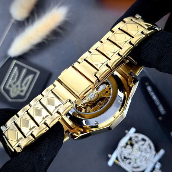 Годинник наручний Awarder 024 Не забуду дім Gold-Gold | Зображення 3