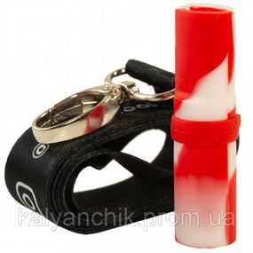 Персональный мундштук для кальяна Arya красно - белый