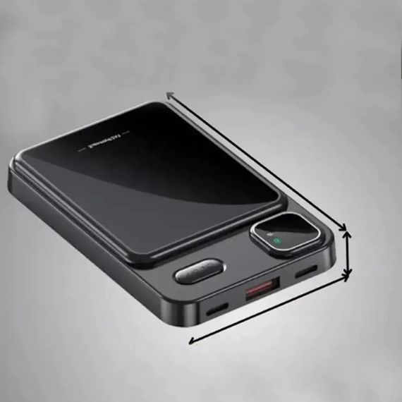 Безпровідний магнітний повербанк 10000mAh, Type-C, MagSafe, Чорний XPRO (234575398_633) | Зображення 7