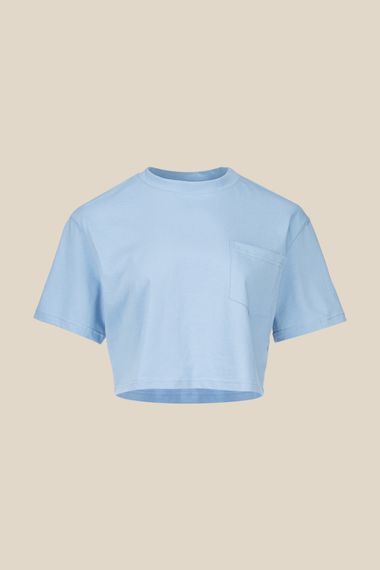 Футболка однотонна жіноча LAWA WBC02372 L Блакитний (2000990461339) | Зображення 6