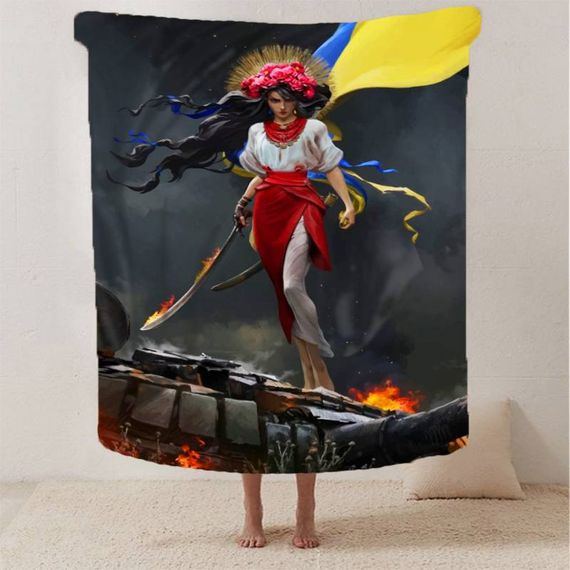 Плед 3D Я-Украинка 2894_C 13255 80х100 см