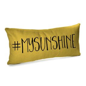 Подушка для дивану оксамитова #mysunshine 50x24 см (52BP_17L007)