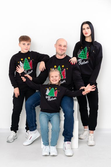 Світшот чоловічий "Family look" Носи своє 48 Чорний (p-12561-140595) | Зображення 2