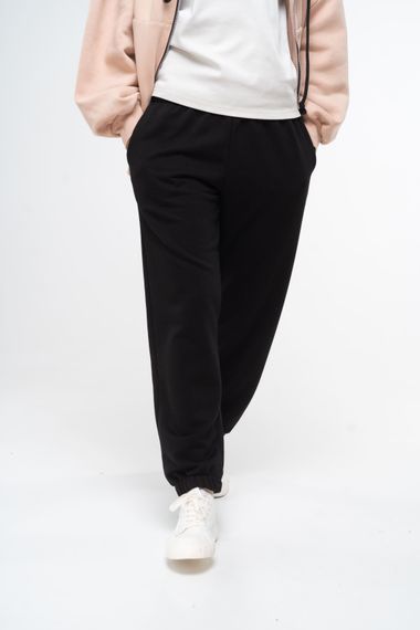 Штани спортивні жіночі чорні, 3XL | Зображення 1