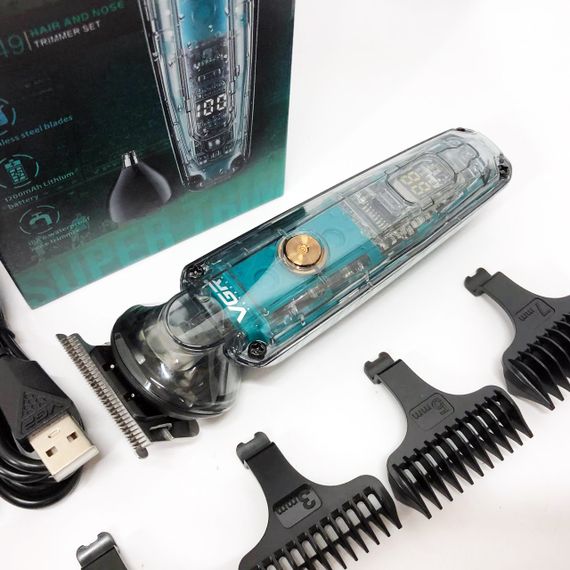 Електрична машинка тример для волосся і бороди VGR V-949, Машинка для стрижки на акумуляторі BN-15 | Зображення 7