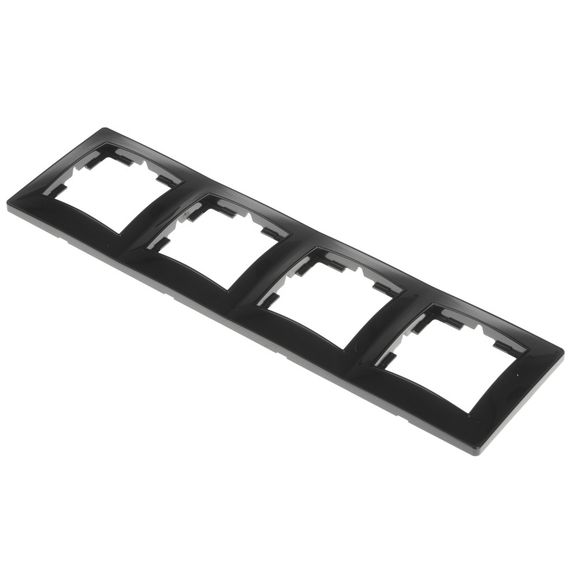 Рамка на 4 поста черная RB-4F/A bk | Зображення 1