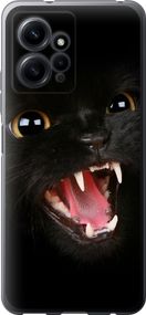Чехол на Xiaomi Redmi Note 12 4G Чёрная кошка "932u-3021-17620"